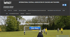 Desktop Screenshot of instituteoffootball.com